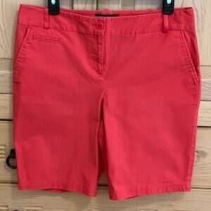 Talbots Chino Cotton Stretch Shorts Side pockets Size 10 Petite